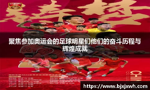 聚焦参加奥运会的足球明星们他们的奋斗历程与辉煌成就